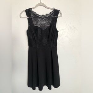 Black short dress size Small